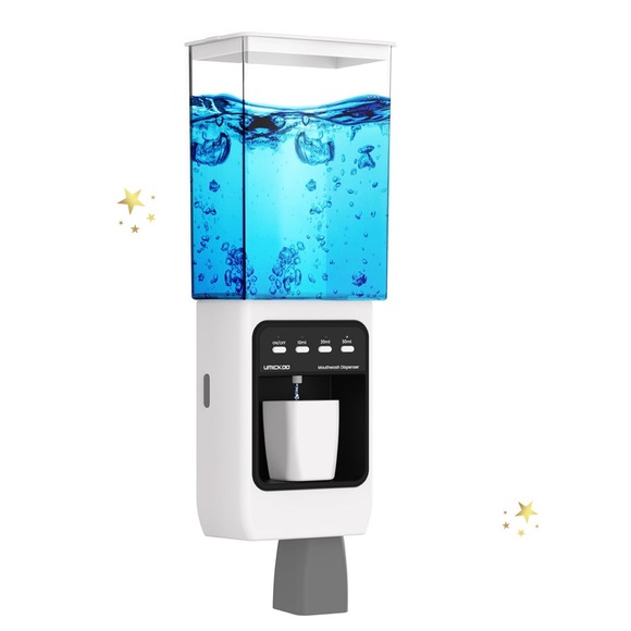 Automatic Wall Mounted Rechargeable Mouthwash Dispenser - Picture 1 of 4